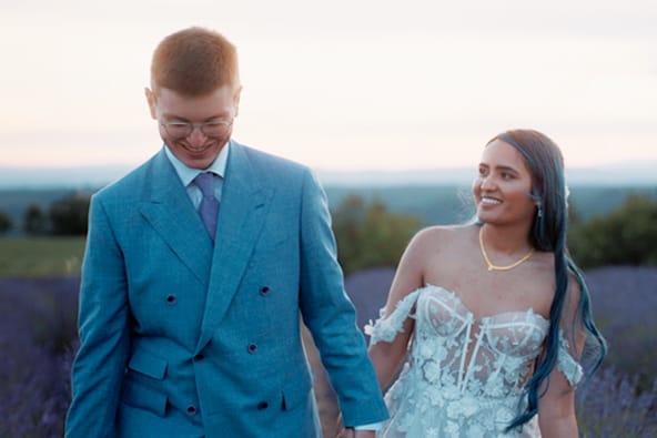 elopement valensole wedding videographer