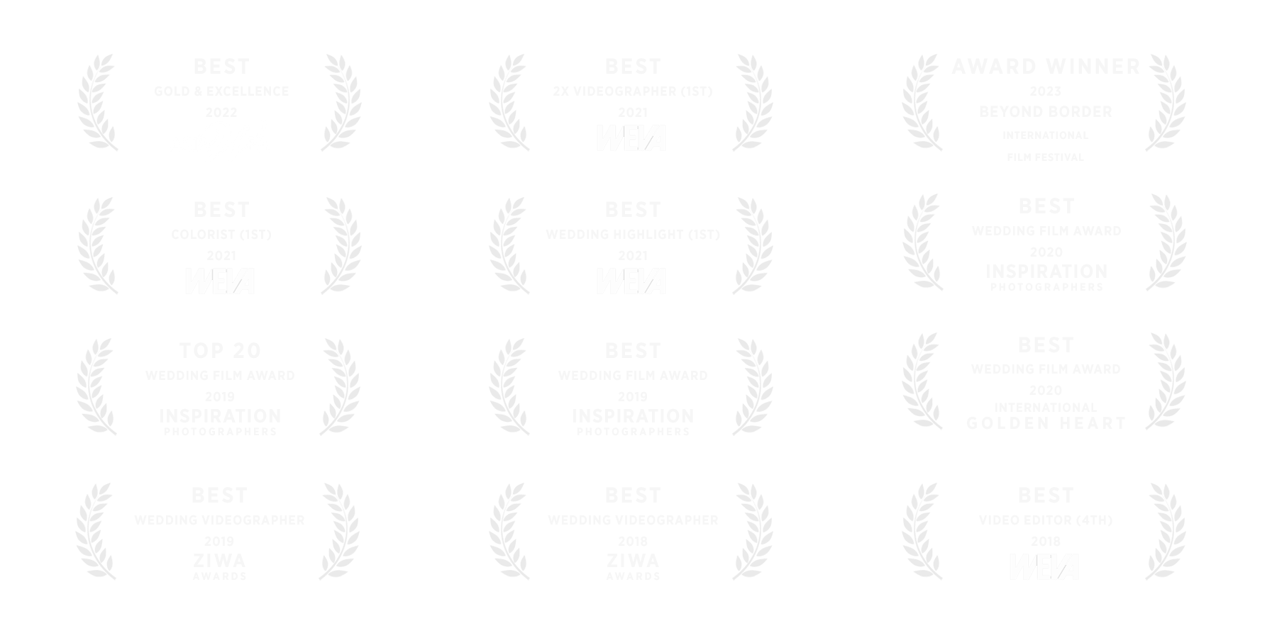 best wedding videographer award France